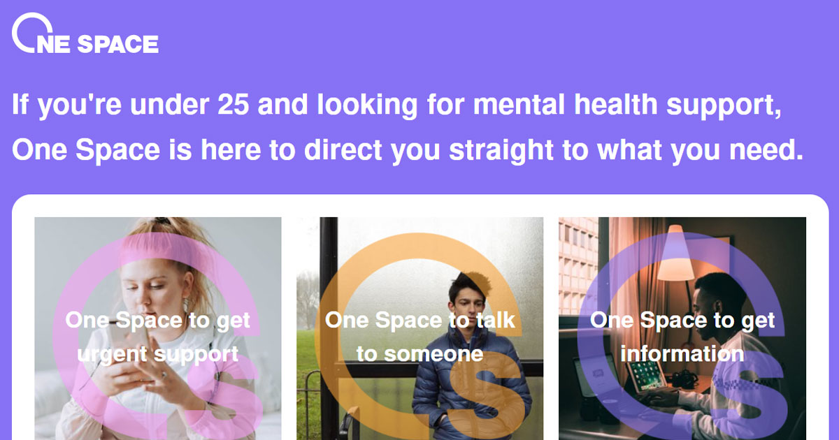 one space under s support service